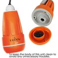 thumbnail image 4 of Douche de Camping Portable, Douche Portable pour Pompe de Camping avec Doubles Batteries USB Détachables, Pommeau de Douche Extérieur pour Camping, Randonnée, Voyage, 4 of 9