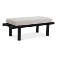 thumbnail image 1 of Meridian Furniture Naya Cream Chennile Fabric Bench, 1 of 35