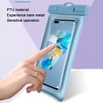 thumbnail image 4 of Floating Waterproof Phone Case Universal Waterproof Phone Pouch Ipx8 Waterproof Phone Case for Beach Underwater Cellphone Dry Bag with Lanyard Fits All Phones Up to 7.2In, 4 of 9