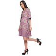 thumbnail image 4 of Moomaya Robe Courte de Caftan de Plage, Robe de Couverture Imprimée, Kaftan pour Femmes, Tenue de Plage, Couverture, 4 of 4