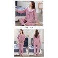 thumbnail image 3 of REDHOTYPE Nouveau Mode Imprimé Floral Femmes Pyjama Bouton Design Manches Longues Coton Pyjama Ensemble Grande Taille, 3 of 4