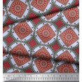 thumbnail image 3 of Soimoi Rayon Fabric Floral Mandala Fabric Prints by Yard 56 Inch Wide, 3 of 3