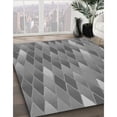 thumbnail image 3 of Ahgly Company Tapis d'Intérieur Lavable en Machine Carré Gris Cendré Transitionnel, 3 Pieds Carré, 3 of 7