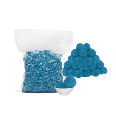 Rbaofujie Pool Filter Balls Efficient Swimming Pool Filter Sand Alternatives Reusable Blue Filter Media Balls Replace Filter Sand Lasts for Several Seasons