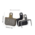 thumbnail image 3 of ZLight Bike Brake Pads Disc Parts Bicycles Accessory Bike Component Semi-Metallic Cycling Braking Pad for Repair Maintenance Type 35 1Set, 3 of 6