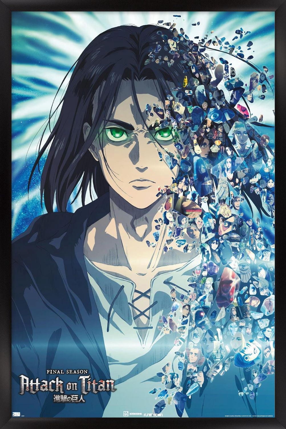 Attack on Titan: The Final Season - Fragments Wall Poster, 14.725" x 22.375"