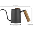 thumbnail image 4 of Wooden Handle Coffee Maker Coffee Pot, Coffee Cup Coffee Maker, Stainless Steel Drip Coffee Pot Restaurant Hotel For Home Use Cafe, 4 of 8