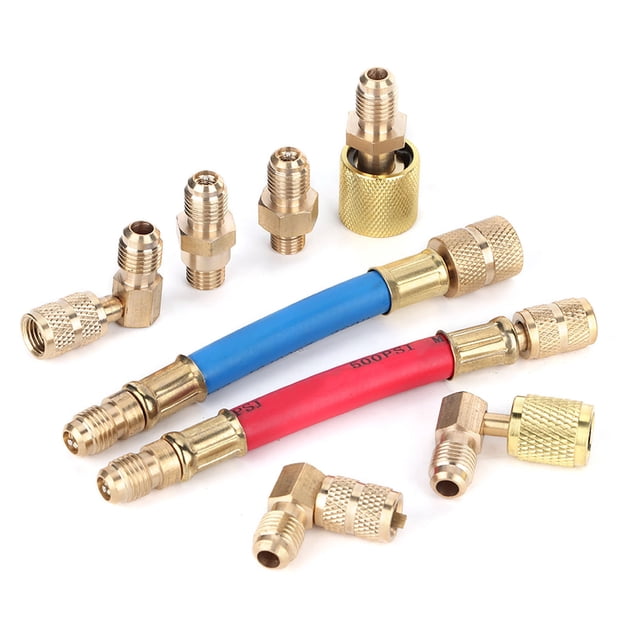 Ensemble de 8 Pcs/tuyaux d'Adaptateur de Connecteur R-12A/C pour Climatisation Réfrigération R134A R12