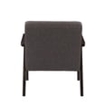 thumbnail image 2 of CorLiving Greyson Mid-Century Modern Solid Wood Frame Upholstered Cushion Indoor Armchair, 2 of 9
