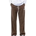 thumbnail image 1 of RKSTN Mens Pants Loose Soft Solid Color Drawstring Fashionable Casual Pants Full Length Pants Outdoor Hiking Workout Pants, 1 of 4