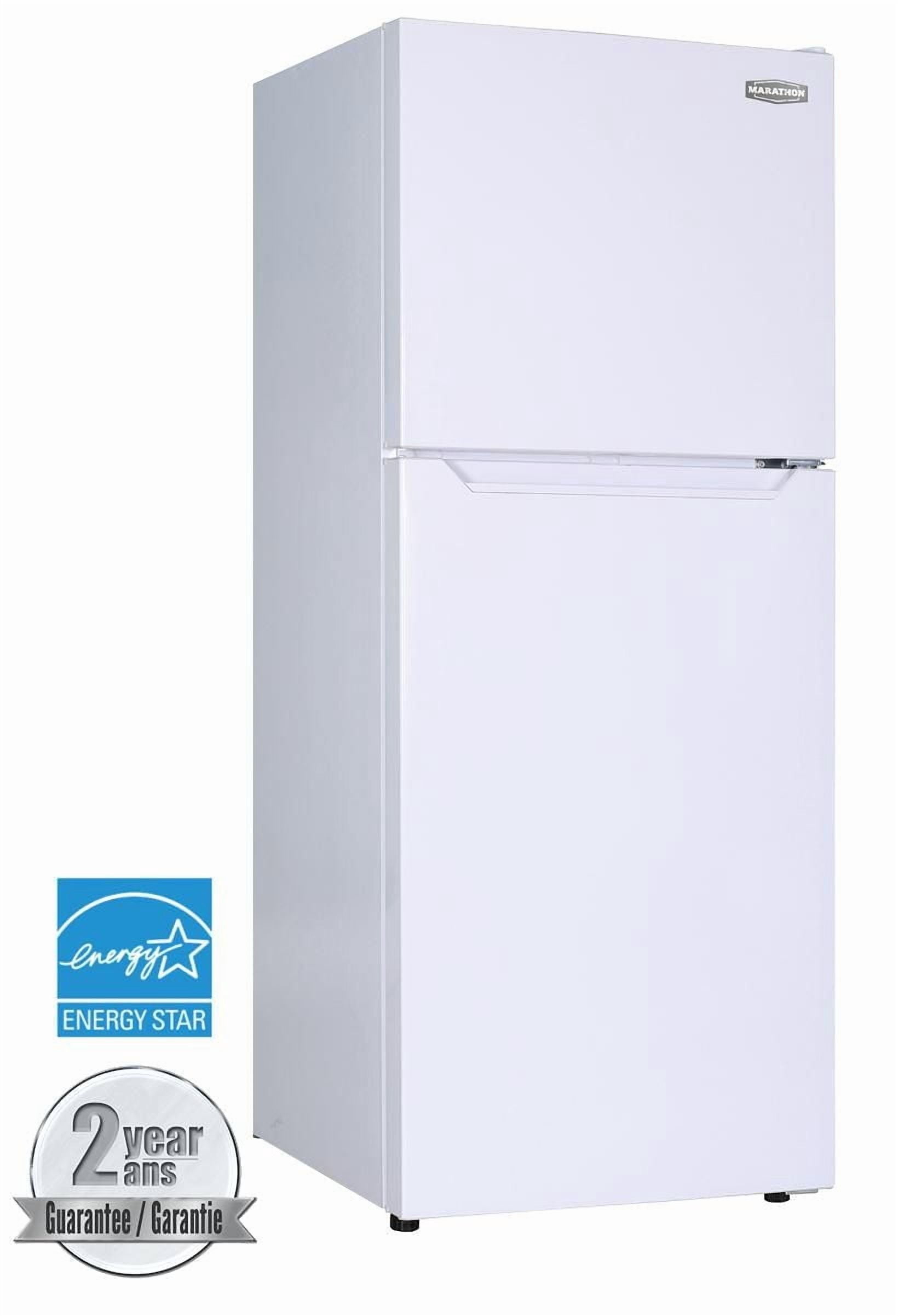 Marathon 10 cu.ft. White Top Mount Frost Free Refrigerator