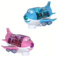 thumbnail image 2 of Toy Airplane For Kids, Bump And Go Action, Toddler Toy Plane With LED Flashing Lights, 2 of 5