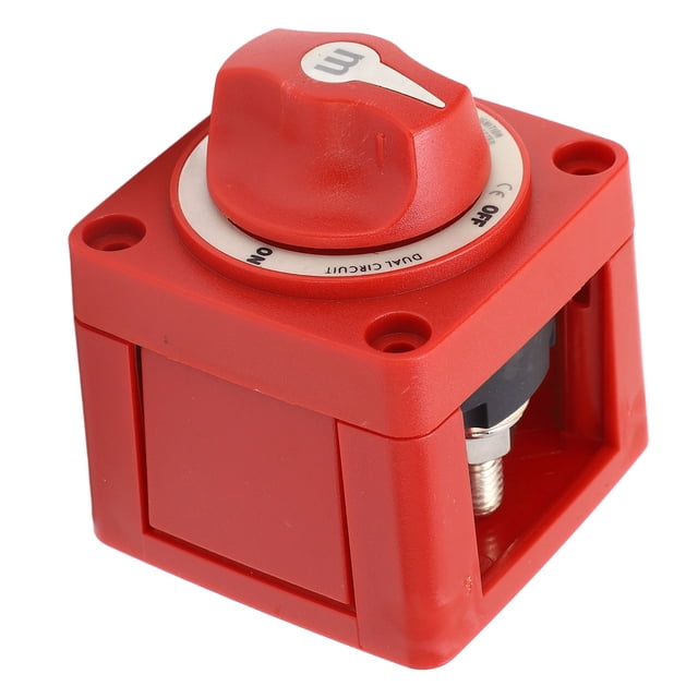 Marine Battery Cut Off Switch, 300A DC32V Waterproof 2 Positions Battery Disconnect Switch for Boats Cars Trucks
