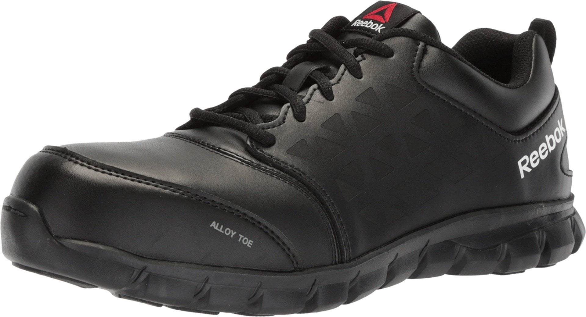 Reebok Work Men's Sublite Cushion Work EH Black Leather 10.5 E US