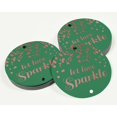 thumbnail image 3 of Inkdotpot Pack Of 100 Let Love Sparkle Wedding Favor Paper Tags Craft Real Rose Gold Foil Hang Tags, 3 of 6