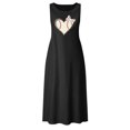 thumbnail image 4 of RKSTN Robes pour Femmes 2023 Mode Été Décontracté Col Rond Sans Manches Jupes Maxi Poches Vacances Couleur Unie Plage Longue Robe avec Imprimé Graphique, 4 of 4