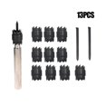 thumbnail image 1 of ziyahi 13Pcs 3/8 inch Rotary Spot Weld Remover Drill Bits Tool with Replacement, 1 of 4