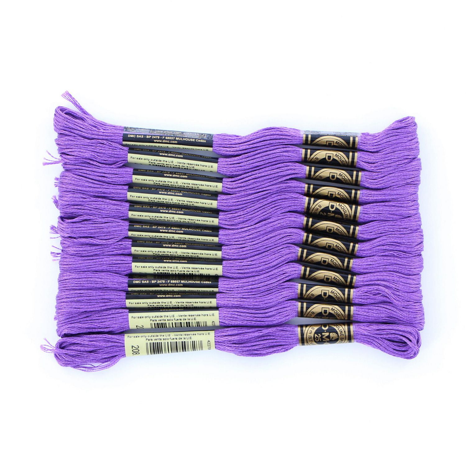 DMC violet coton 6 brins fil à broder écheveau, 8 m (8.7 yd)