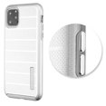 thumbnail image 2 of Apple iPhone 11 PRO Étui de Téléphone [Choc] Protection contre les Chutes PC Rigide Souple Hybride Impact Robuste Double Couches Protection Corporelle Texturée Antidérapante Armure Caoutchouc Robuste Étui TPU Argent pour iPhone 11 PRO, 2 of 2