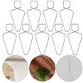 thumbnail image 3 of 100Pcs Figure 8 Ceiling Hooks Durable Squeeze Hangers Clips for Office and Home Use, 3 of 9