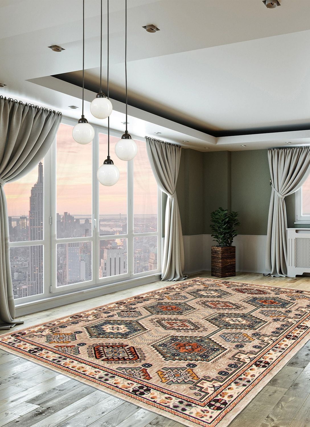 Tapis ECARPET Qashqai Beige