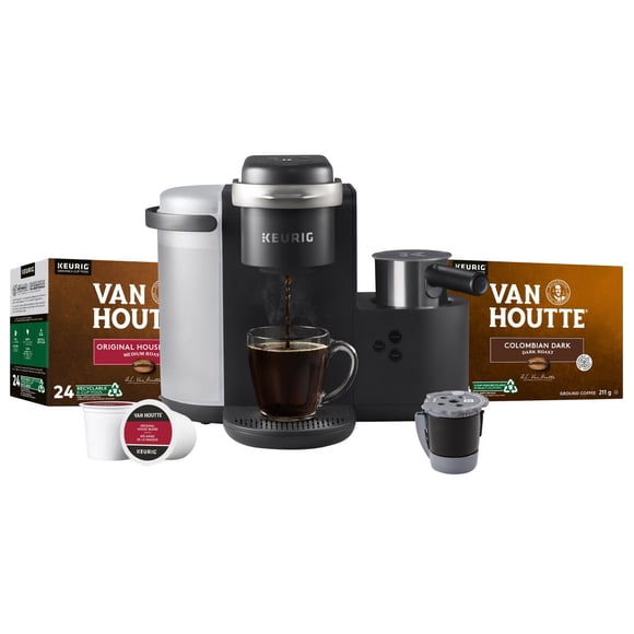 Keurig Ensemble de Cafetière K-Café avec Mousseur à Lait