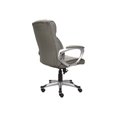 thumbnail image 3 of Serta Executive Office Chair Ergonomic Computer Upholstered Layered Body Pillows, Contoured Lumbar Zone, Black Base, Fabric, Grey/Silver, 3 of 7