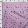 thumbnail image 2 of oneOone Cotton Silk Fabric Raspberry Fruit Print Fabric by Yard 42 Inch Wide, 2 of 4