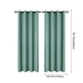 thumbnail image 3 of Chmadoxn Home Decor, Polyester Pongee Laminated Light-blocking Curtains Perforated Style Bedroom Concise Sun Protection Curtains Heat-Insulating And Soundproof Curtains Polyester Blackout Curtains, 3 of 6