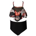 thumbnail image 3 of Esaierr Maillot de Bain pour Filles, Mode, Imprimé, pour Bébé, Rafraîchissant, Séchage Rapide, 2-12 Ans, 3 of 6