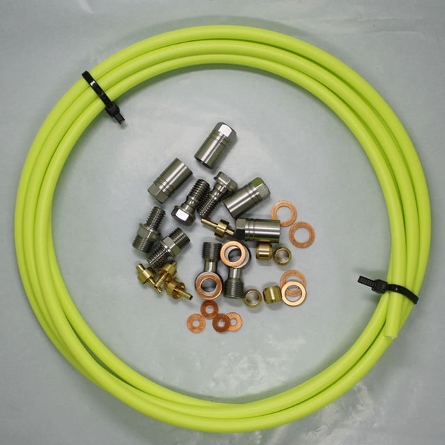 Bike Bicycle Hydraulic Disc Brake Hose Banjo Connector Kit For Hope For Bike Green