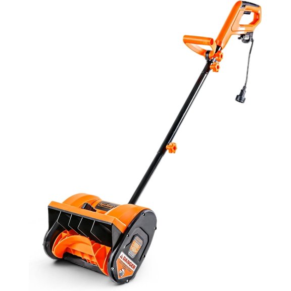 SuperHandy Corded Electric Snow Shovel Thrower 120V - 12 in. Width and 4 in. Depth