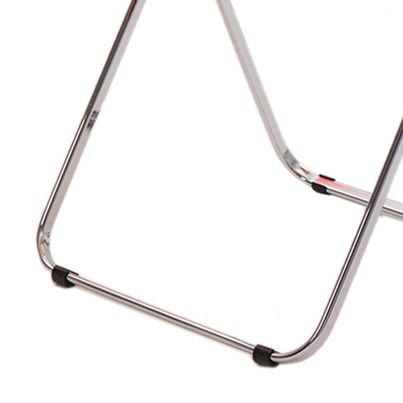 Folding Dining Chair Acrylic Folding Dining Chair Clothing Store Folding Chair Home Folding Dining Chair Portable Folding Chair Acrylic Folding Chair Electroplated Silver Legs