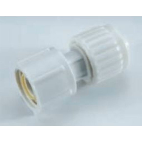 Elkhart Supply Fresh Water Fitting 16865 Flair-It; Adapter; Straight; White; Plastic; Single; With Barcoded