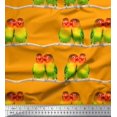 thumbnail image 1 of Soimoi Rayon Fabric Branch & Colorful Parrot Bird Fabric Prints by Yard 42 Inch Wide, 1 of 3