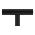 thumbnail image 4 of Era Rounded T Knob 4-Pack Matte Black, 4 of 7