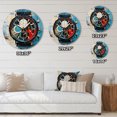 thumbnail image 4 of Designart « Fusion Temporelle d'Une Montre » Horloge Murale Surdimensionnée de Mode, 4 of 6