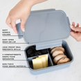 thumbnail image 3 of 3 Sprouts Recycled Plastic Bento Box for Kids - Blue, 3 of 8