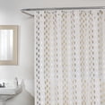thumbnail image 4 of Pineapple Woven Textured Fabric Shower Curtain, 4 of 5