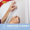thumbnail image 4 of Command Clear Hooks, Medium, 2 Hooks, 4 Adhesive Strips, 4 of 5