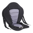 thumbnail image 4 of Siège Rembourré pour Kayak Siège de Canot avec Soutien Dorsal Remplacements de Siège de Pêche Rembourrés Sangles Ajustables Confortables Siège de Bateau pour Eau de Mer Gris, 4 of 10