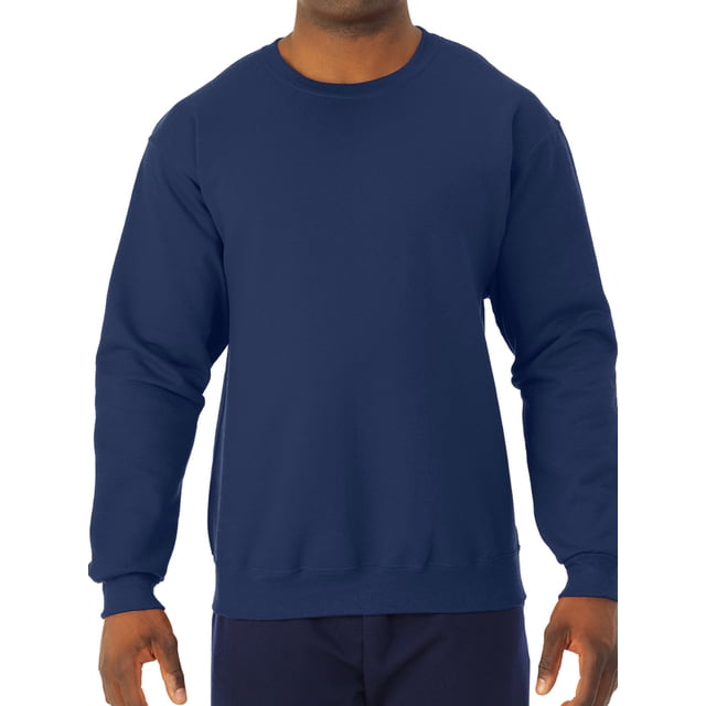 Jerzees Men's NuBlend Fleece Sweatshirts & Hoodies, Sweatshirt-Navy, Medium