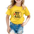 thumbnail image 4 of TZEWGL T-Shirts pour Enfants Imprimé Dessin Animé Col Rond Ample Manches Courtes Vêtements pour Filles Garçons Taille 3-4T, 4 of 4