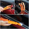thumbnail image 4 of Maytalsory Window Blinds Dual Purpose Brush For Easy Cleaning Cleaning Brush Microfiber Duster PP Made Easy To Clean Orange + Cloth 1Set, 4 of 6