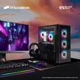 thumbnail image 4 of STGAubron Gaming PC Computer Desktop, AMD Ryzen 5 5500 up to 4.2G, Radeon RX 580 8G, 16G DDR4, 1T SSD, WiFi 6, BT 5.2, RGB Fan x4, Windows 11 Home, 4 of 5