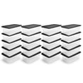 thumbnail image 1 of HOMZ Bacs de Rangement en Plastique de 6 Pintes avec Couvercles à Pression, Couvercle Gris, Lot de 20, 1 of 10