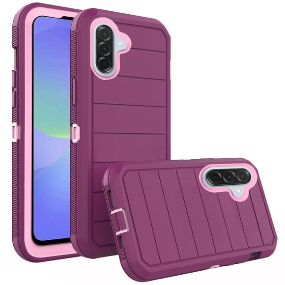 Asuwish Compatible avec Samsung Galaxy S26 5G Étui de Téléphone Hybride Robuste Antichoc Rigide Protecteur Antichute Corps Complet Robuste Étui de Cellulaire pour S 26 26S GS26 G5 Femmes Hommes Violet