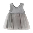 thumbnail image 1 of RXIRUCGD 2025 Vêtements d'Été pour Enfants Tout-Petits Filles Mignon Couleur Unie Sans Manches Robe Camisole Extensible Anti-Rides Robe Ligne A, 1 of 8