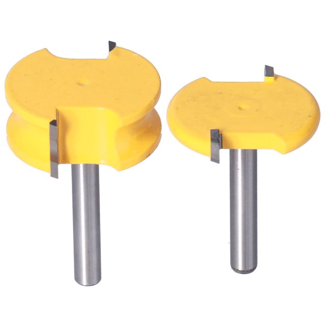 Slotting Router Bit Set,2Pcs Router Bit Set Shank Router Bit Woodworking Router Bit Set Exceptional Value