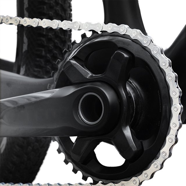 maskred Carbon Steel Easy To Install Wide Compatibility Bike Chain For Mountain And Road Bikes Stylish gold 9 Speed 5Set